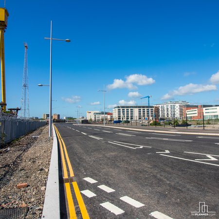 An image of Titanic Quarter relief road